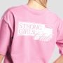 Girls Club Boxy T-Shirt für Frauen in Pink - GymBeam S