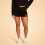 Grace Sweatshorts in Black - BeastPink XL