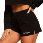 Grace Sweatshorts in Black - BeastPink XL