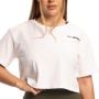 Limitless Cropped T-Shirt für Frauen in White - GymBeam XXL