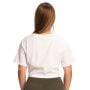 Limitless Cropped T-Shirt für Frauen in White - GymBeam XXL