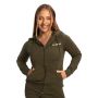 Women‘s Limitless Zip Up Hoodie Espresso - GymBeam XS