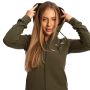 Women‘s Limitless Zip Up Hoodie Espresso - GymBeam XS