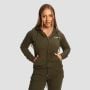 Women‘s Limitless Zip Up Hoodie Espresso - GymBeam XS