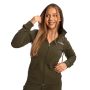 Women‘s Limitless Zip Up Hoodie Espresso - GymBeam XS