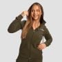 Women‘s Limitless Zip Up Hoodie Espresso - GymBeam XS