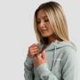 Limitless Hoodie mit Reißverschluss für Frauen Eucalypt – GymBeam XXL