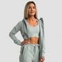 Limitless Hoodie mit Reißverschluss für Frauen Eucalypt – GymBeam XXL