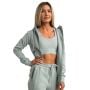 Limitless Hoodie mit Reißverschluss für Frauen Eucalypt – GymBeam XXL