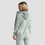 Limitless Hoodie mit Reißverschluss für Frauen Eucalypt – GymBeam XXL
