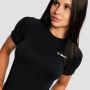 Pulse X Running T-shirt für Frauen in Black - GymBeam L