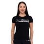 Women‘s Pure Ambition T-shirt Black - GymBeam L