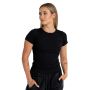 T-Shirt für Frauen Ribbed Tee in Black - STRIX M