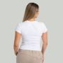 T-Shirt für Frauen Ribbed Tee in White - STRIX M
