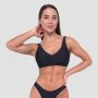 Women‘s Sports Bikini Top Black - GymBeam L