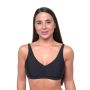 Women‘s Sports Bikini Top Black - GymBeam L