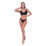 Women‘s Sports Bikini Top Black - GymBeam L