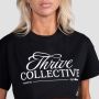 Thrive Cropped T-Shirt für Frauen in Black - GymBeam L