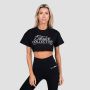 Thrive Cropped T-Shirt für Frauen in Black - GymBeam L