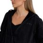Hoodie für Frauen mit Reißverschluss in Washed Black - STRIX M