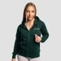 Reißverschluss Hoodie für Frauen in Pine - GymBeam XXL