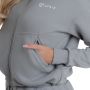 Hoodie für Frauen ZOA Zip-Up in Smoke - STRIX XL