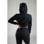 Essential Cropped Hoodie für Frauen in Black - STRIX S