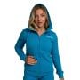 Limitless Hoodie mit Reißverschluss für Frauen in Aquamarine - GymBeam S