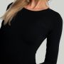 MERINO I Langarm T-Shirt für Frauen in Black - STRIX M