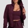 TRN Zip-Up Hoodie für Frauen in Eggplant - GymBeam L
