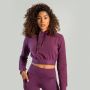 Essential Cropped Hoodie für Frauen in Plum - STRIX S