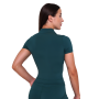 Ignite Cropped T-Shirt für Frauen in Dark Green - GymBeam M