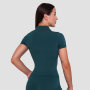 Ignite Cropped T-Shirt für Frauen in Dark Green - GymBeam M