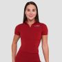 Ignite Cropped T-Shirt für Frauen in Dark Red - GymBeam M