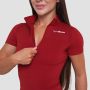 Ignite Cropped T-Shirt für Frauen in Dark Red - GymBeam M