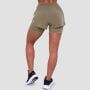 Pulse 2in1-Laufshorts für Frauen in Vetiver – GymBeam XL