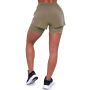 Pulse 2in1-Laufshorts für Frauen in Vetiver – GymBeam XL
