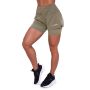 Pulse 2in1-Laufshorts für Frauen in Vetiver – GymBeam XL