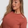 Women‘s Limitless Sports T-Shirt Cinnamon - GymBeam M