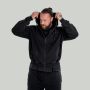 Hoodie mit Reißverschluss in Washed Black - STRIX XL