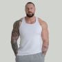Tank Top Ribbed in White - STRIX XXL