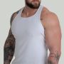 Tank Top Ribbed in White - STRIX XXL