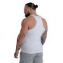 Tank Top Ribbed in White - STRIX XXL