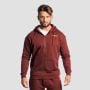 Zone Zip Up Hoodie Cherrywood - GymBeam L