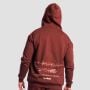 Zone Zip Up Hoodie Cherrywood - GymBeam L