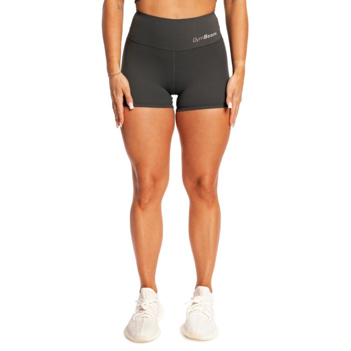 Women‘s BEAT Shorts Charcoal - GymBeam XXL