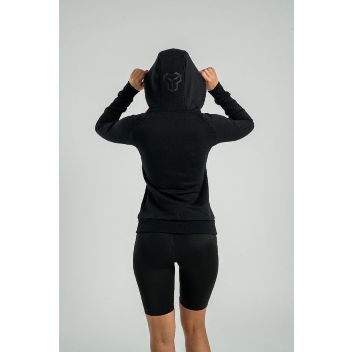 Nova Reißverschluss-Hoodie für Frauen in Black - STRIX S