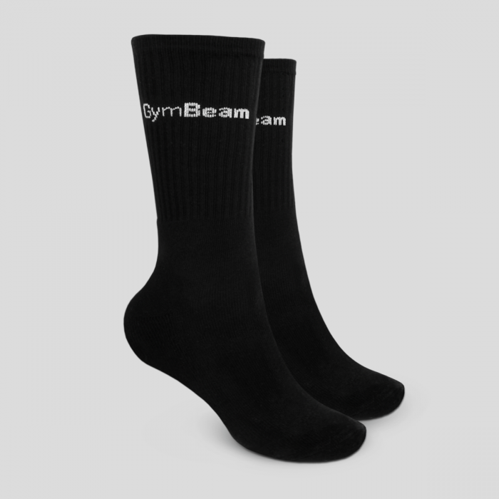 3/4 Socken (3er-Pack) in Black - GymBeam M
