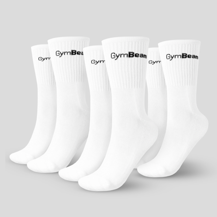 3/4 Socken (3er-Pack) in White - GymBeam M