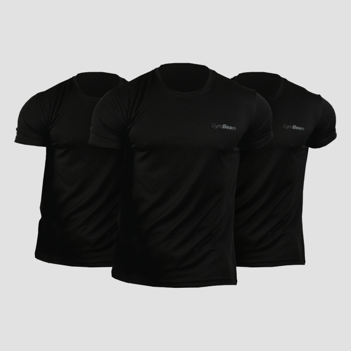 TRN T-Shirt 3Pack in Black - GymBeam XXXL - 3pack
